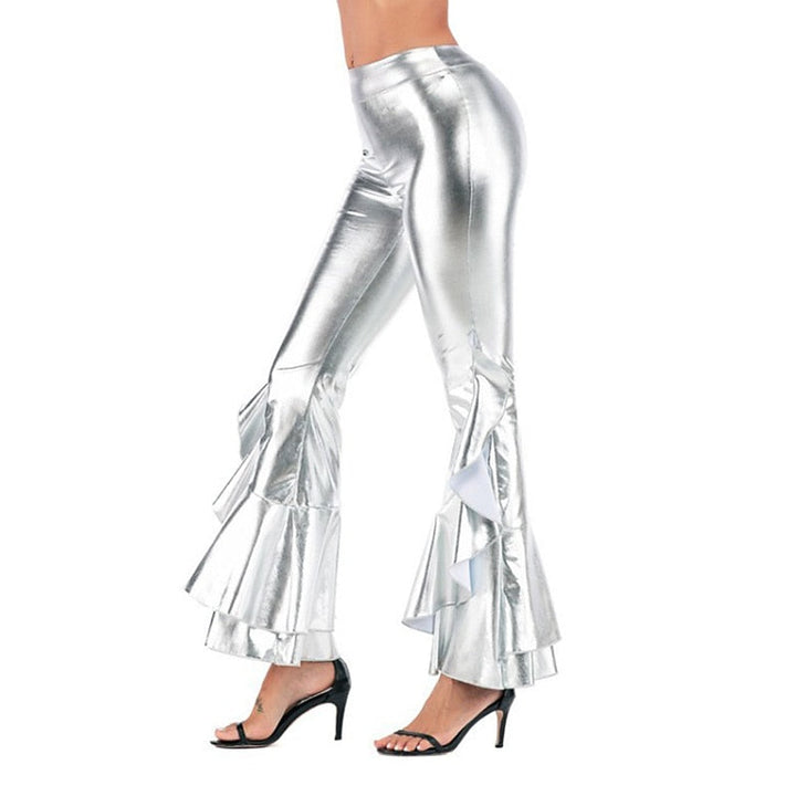Solid Colour Hip Pop Bell Bottom Pants