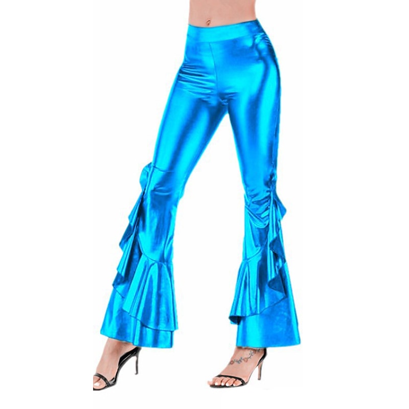 Solid Colour Hip Pop Bell Bottom Pants