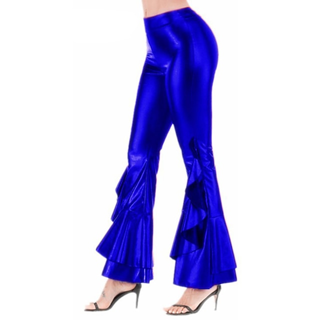 Solid Colour Hip Pop Bell Bottom Pants
