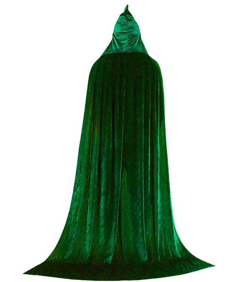 Solid Colour Witch Cloak Masquerade Cosplay Costume