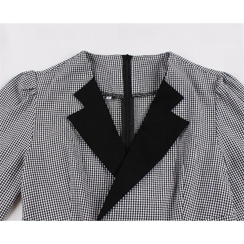 A-Line/Princess 1950s V-Neck Long Sleeves Vintage Dresses with Belt