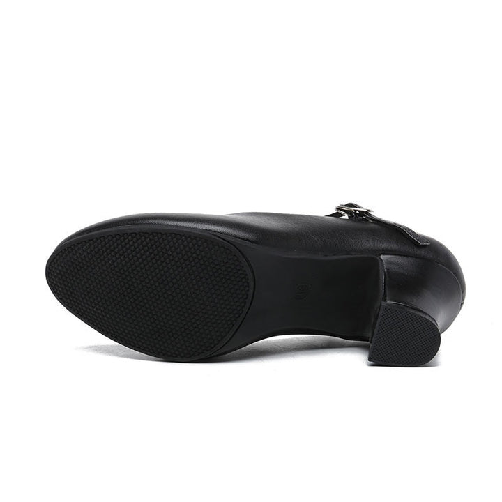 Women's Dancewear Shoes Faux Leather  Low Heel Closed Toe Dance Shoes