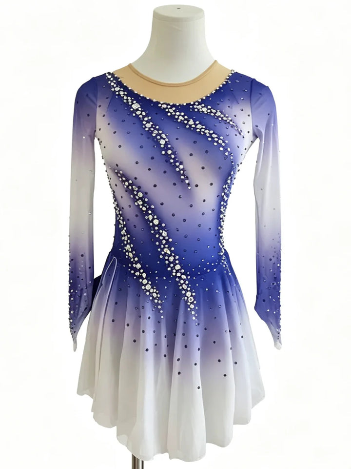 Figure Skating Dress Women's Girls' Ice Skating Dress Tulle Training Practice Professional Skating Wear