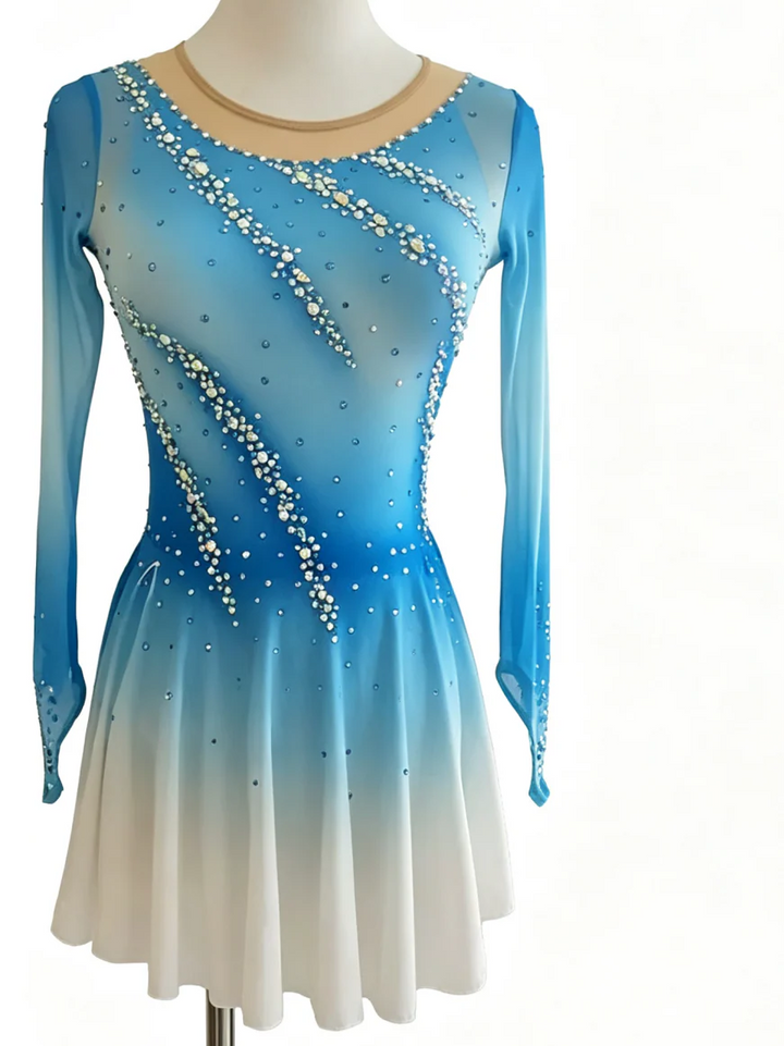 Figure Skating Dress Women's Girls' Ice Skating Dress Tulle Training Practice Professional Skating Wear