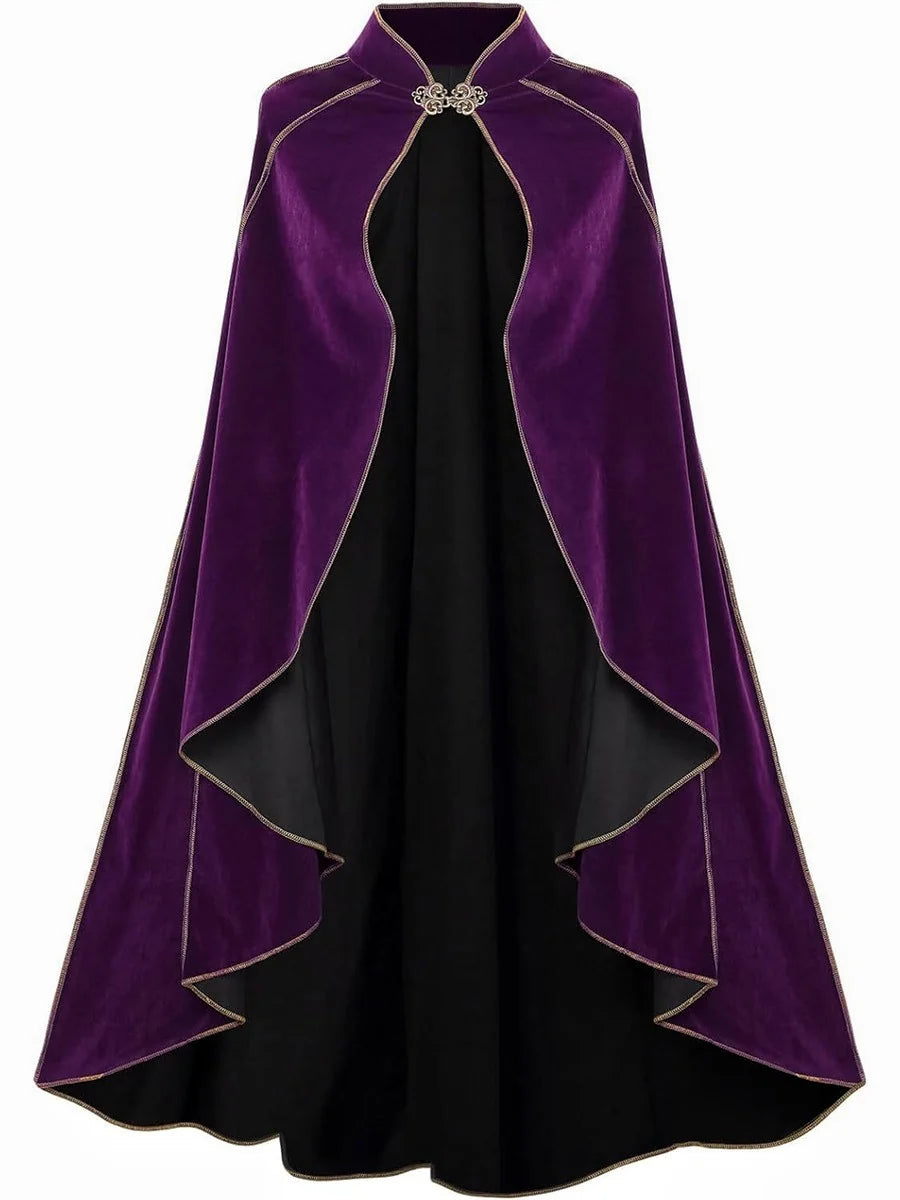 Retro Vintage Punk &amp; Gothic Medieval Plague Doctor Witches Cosplay Cloak