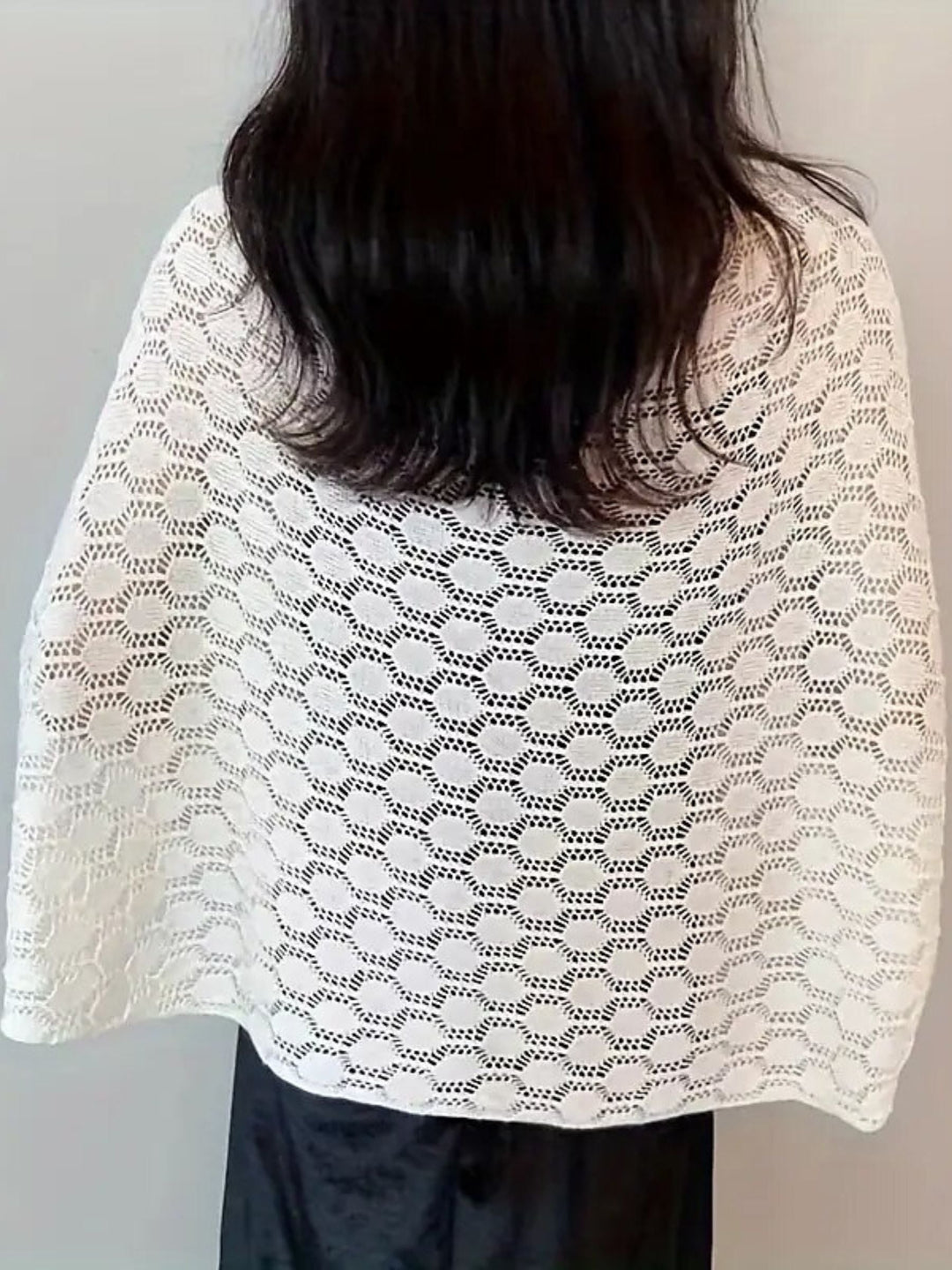 Women's Wrap Luxury Long Sleeve Knitwear with Pure colour