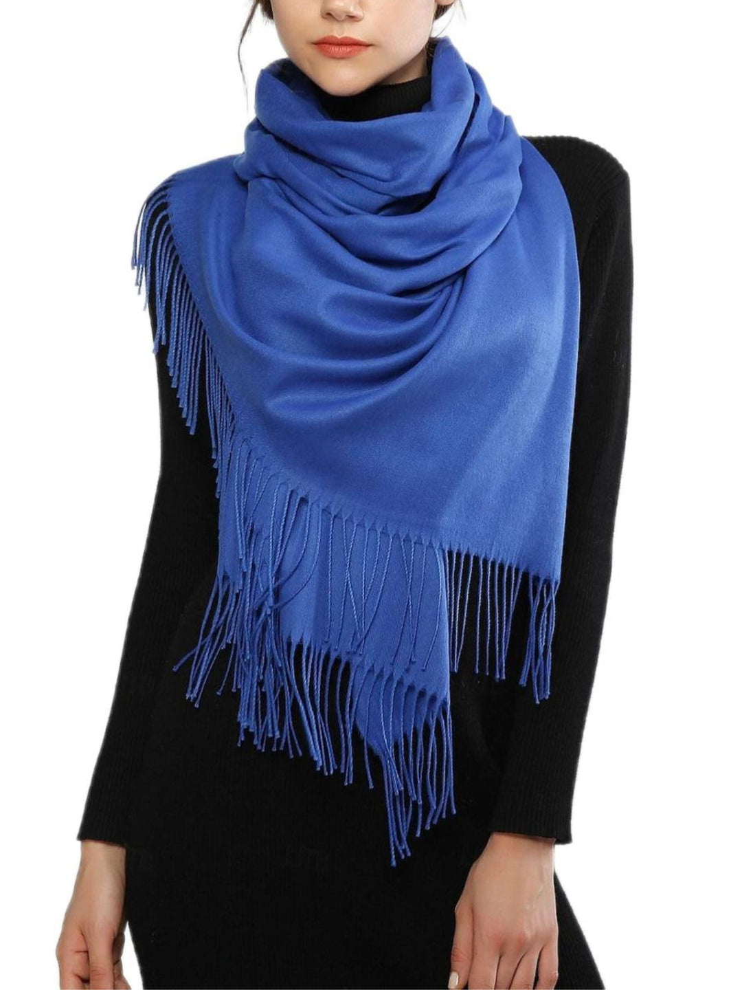 Women's Imitation Cashmere Pure colour Soft Winter Warm Wraps