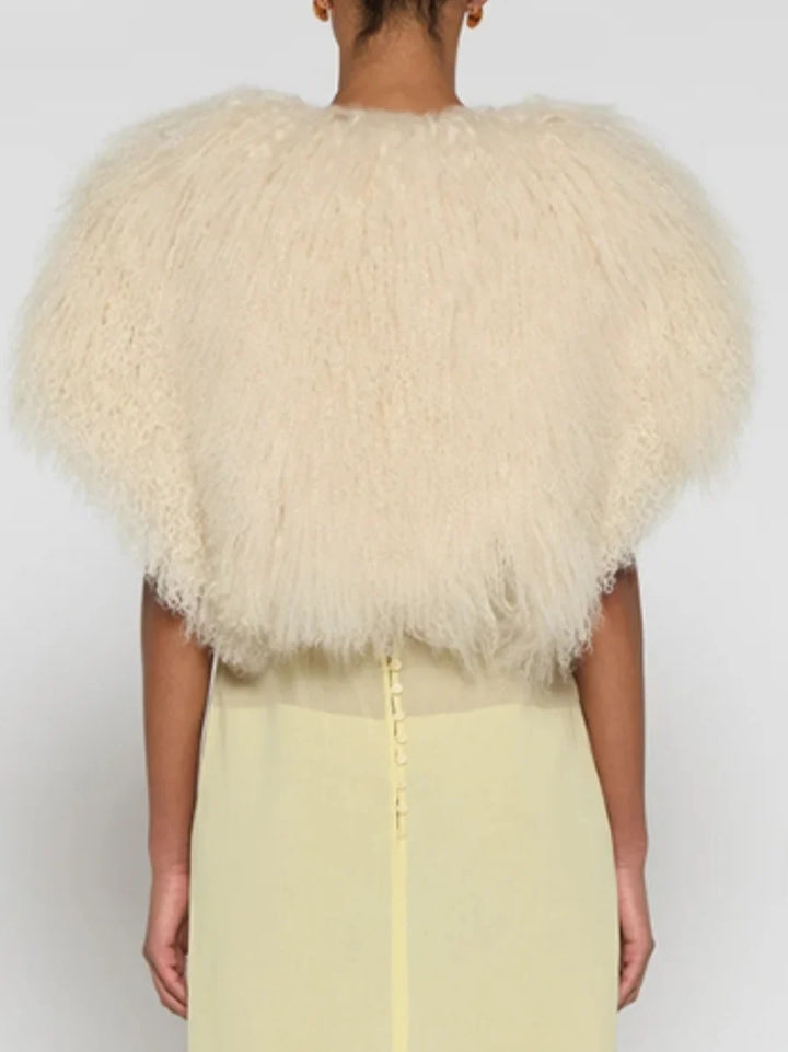 Shawls Party Wraps Heart Shape Sleeveless Faux Fur Wedding/Party Wraps With Feathers / Fur