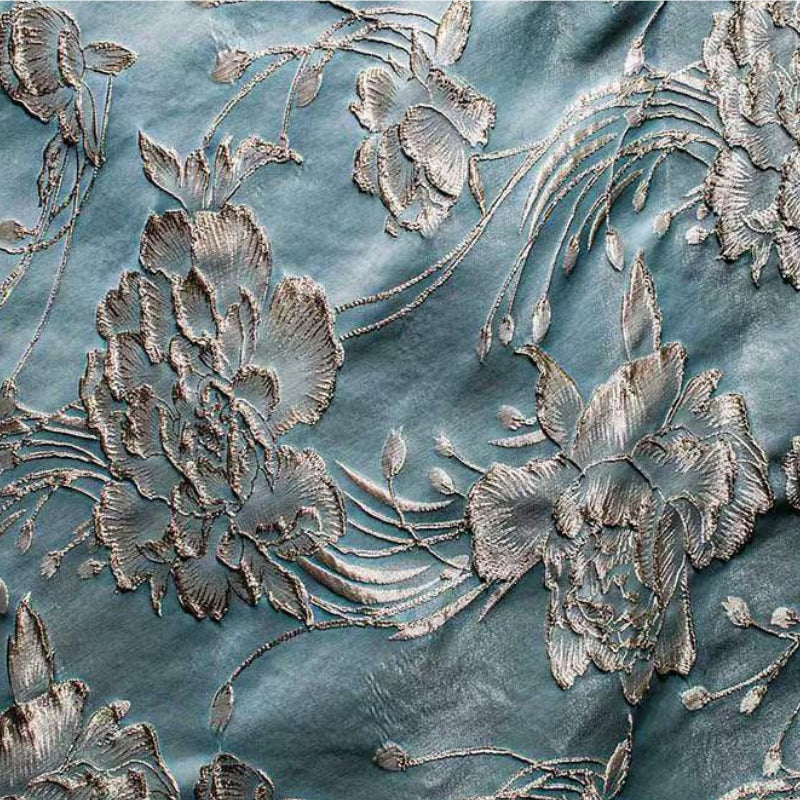 Sheath/Column Square Collar Jacquard Mother of the Bride Dresses Ruched Ankle-Length Floral Short Sleeves