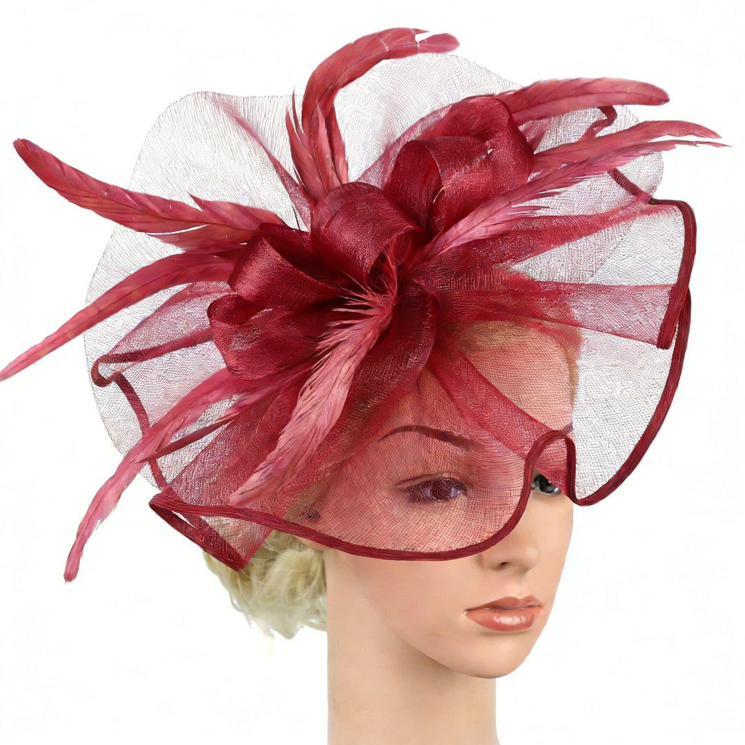 Mother of the Bride Feathered Fascinator Hat
