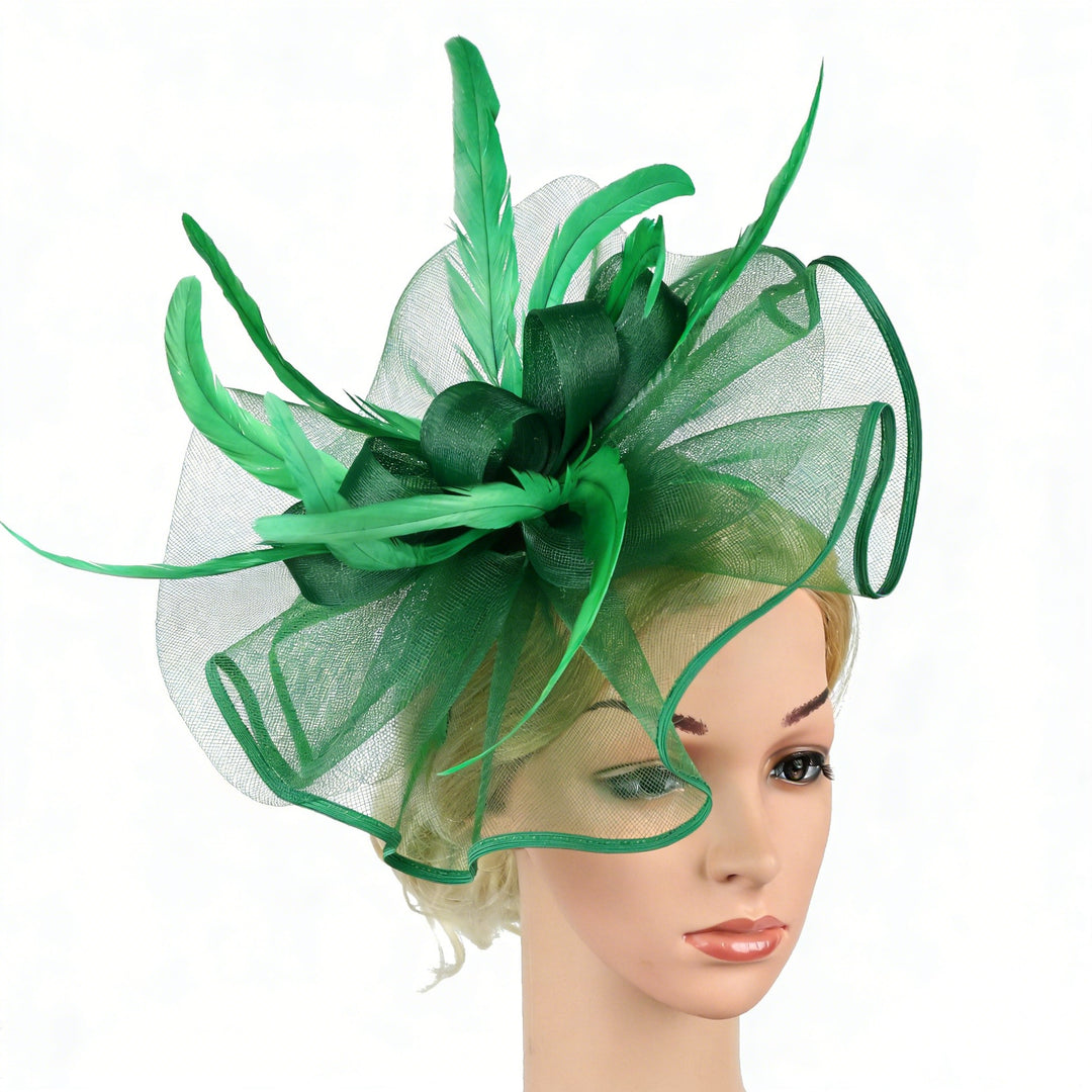 Mother of the Bride Feathered Fascinator Hat