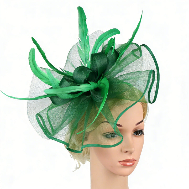 Mother of the Bride Feathered Fascinator Hat