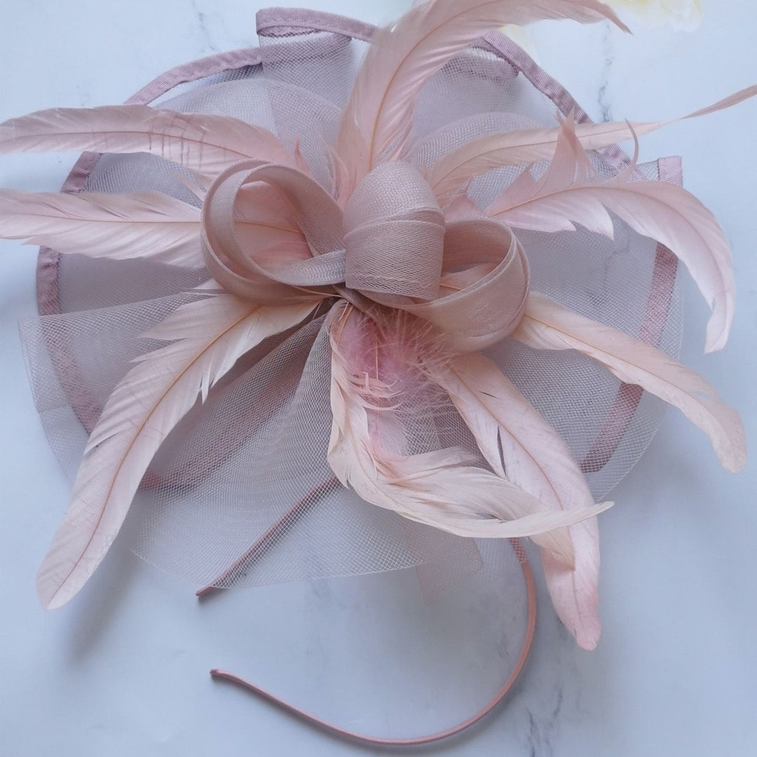 Mother of the Bride Feathered Fascinator Hat