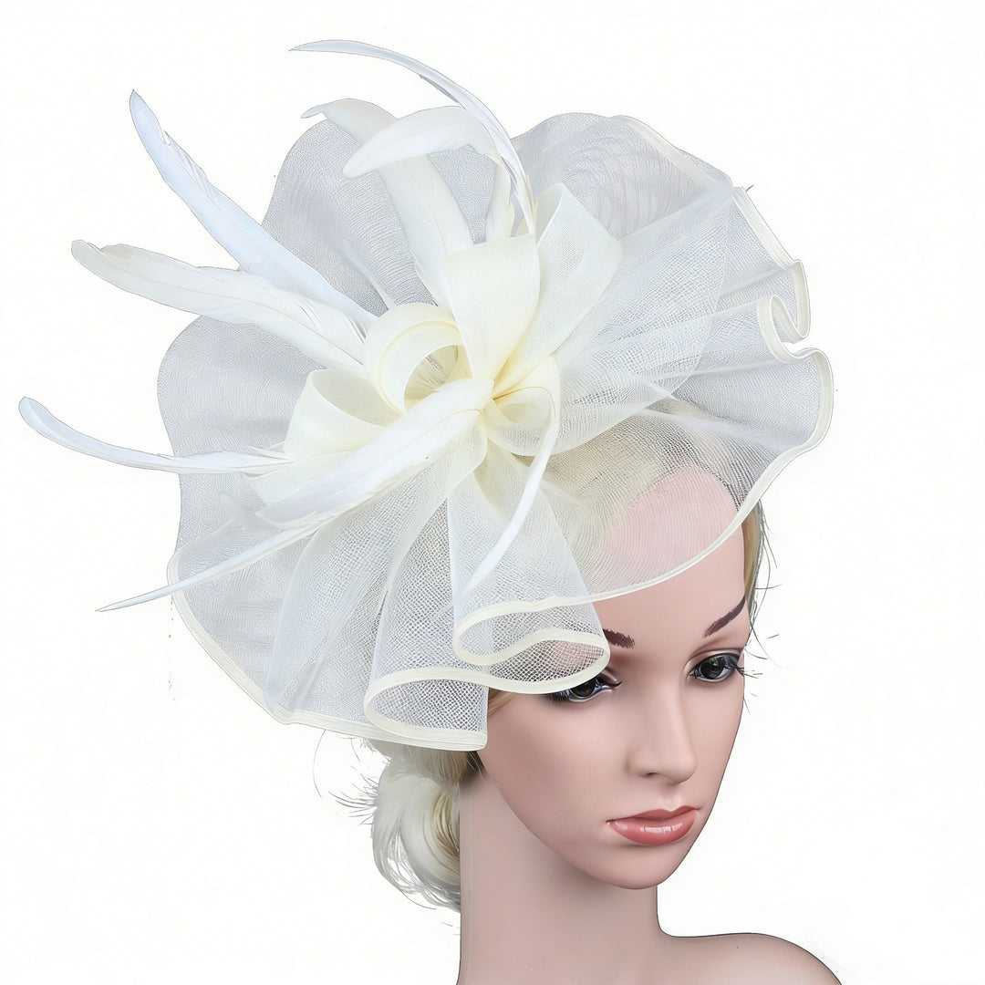 Mother of the Bride Feathered Fascinator Hat