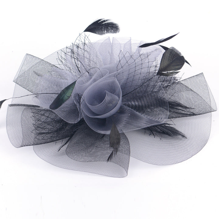 Mother of the Bride Hatinator with Feathers Wedding Guest