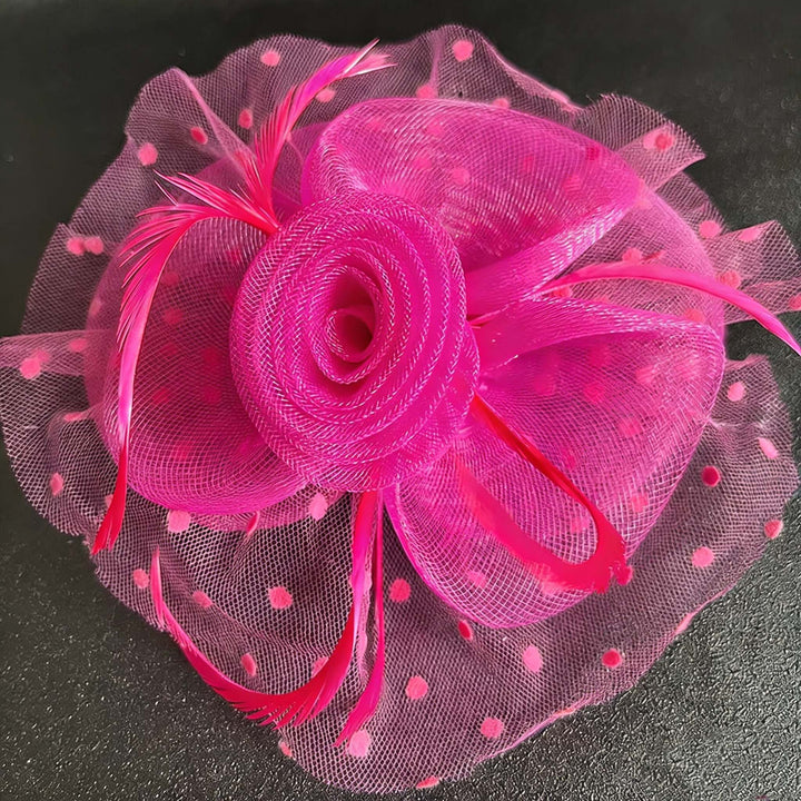Mother of the Bride Netting Fascinator Wedding Guest