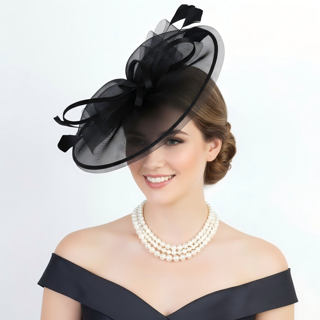Mother of the Bride Elegant Hatinator Secure headband fit
