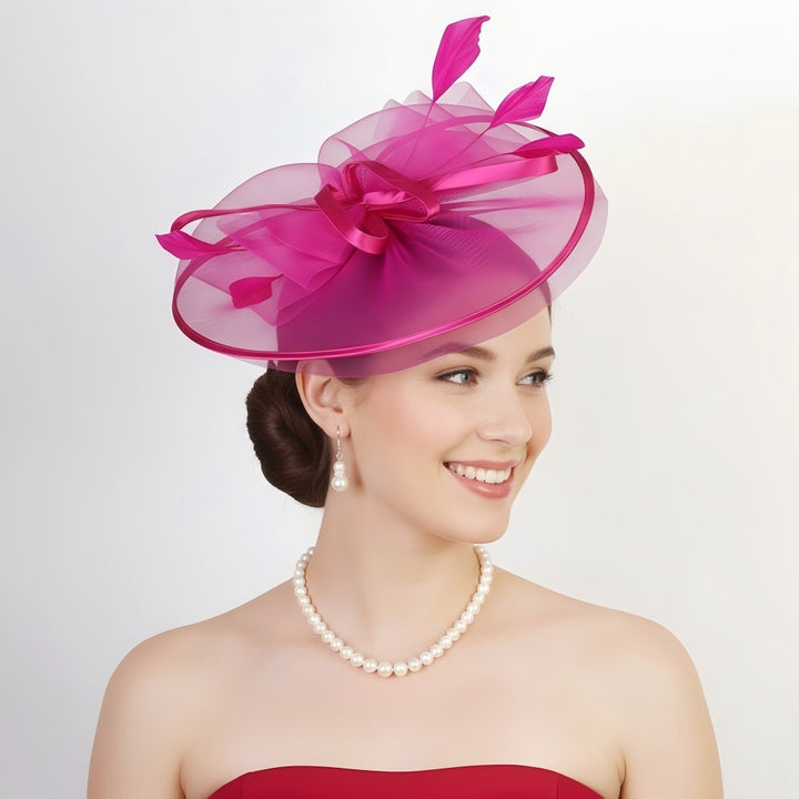 Mother of the Bride Elegant Hatinator Secure headband fit