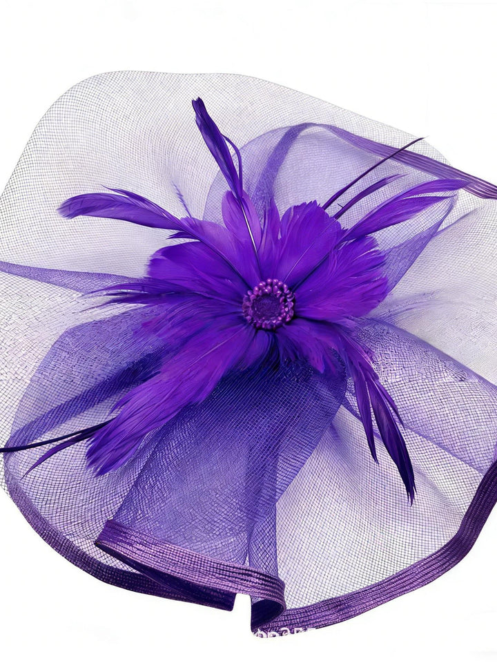 Elegant Fascinator Daytime Wedding