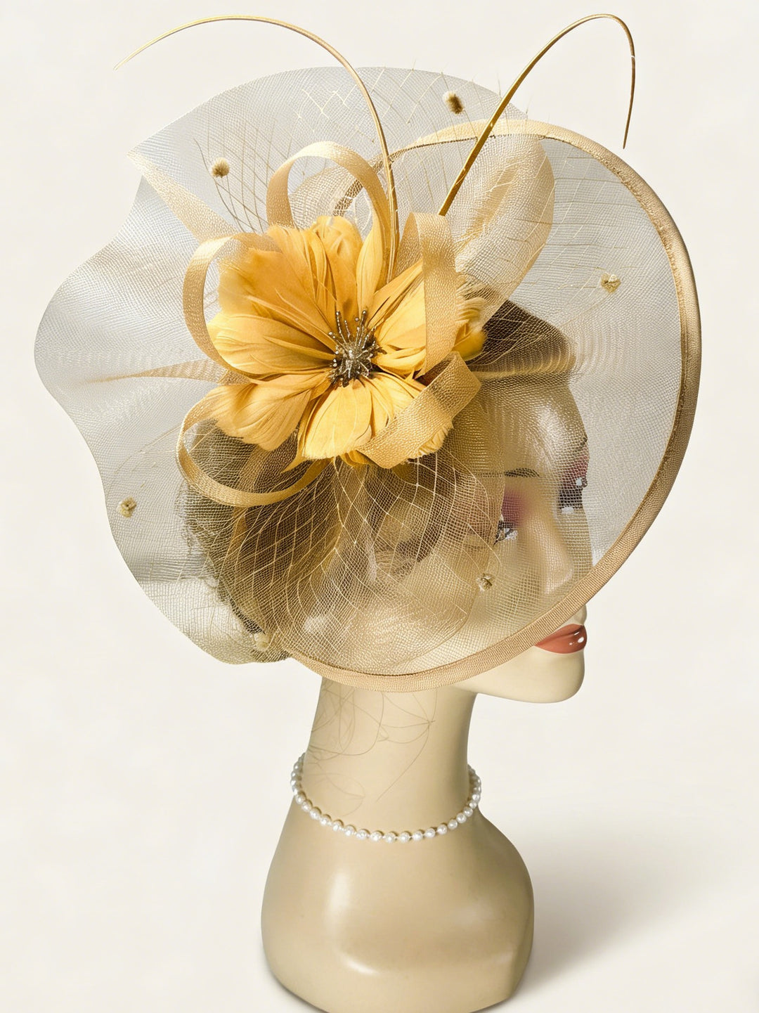 Elegant Fascinator Garden Wedding