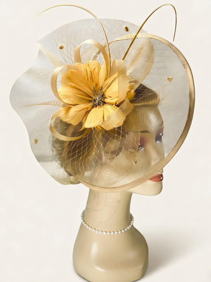 Elegant Fascinator Garden Wedding