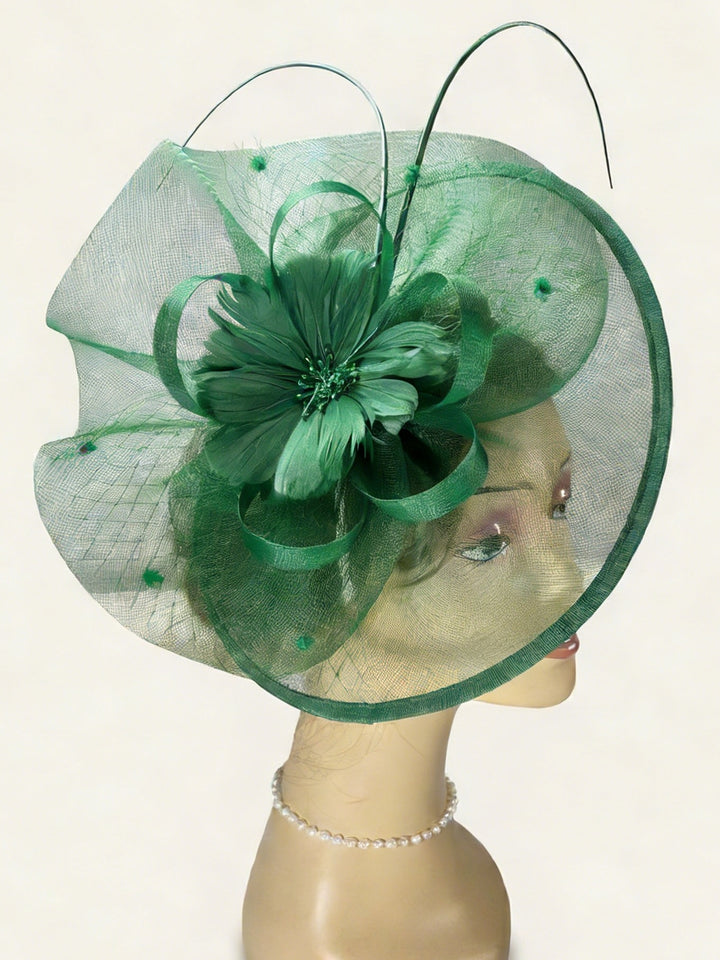 Elegant Fascinator Garden Wedding