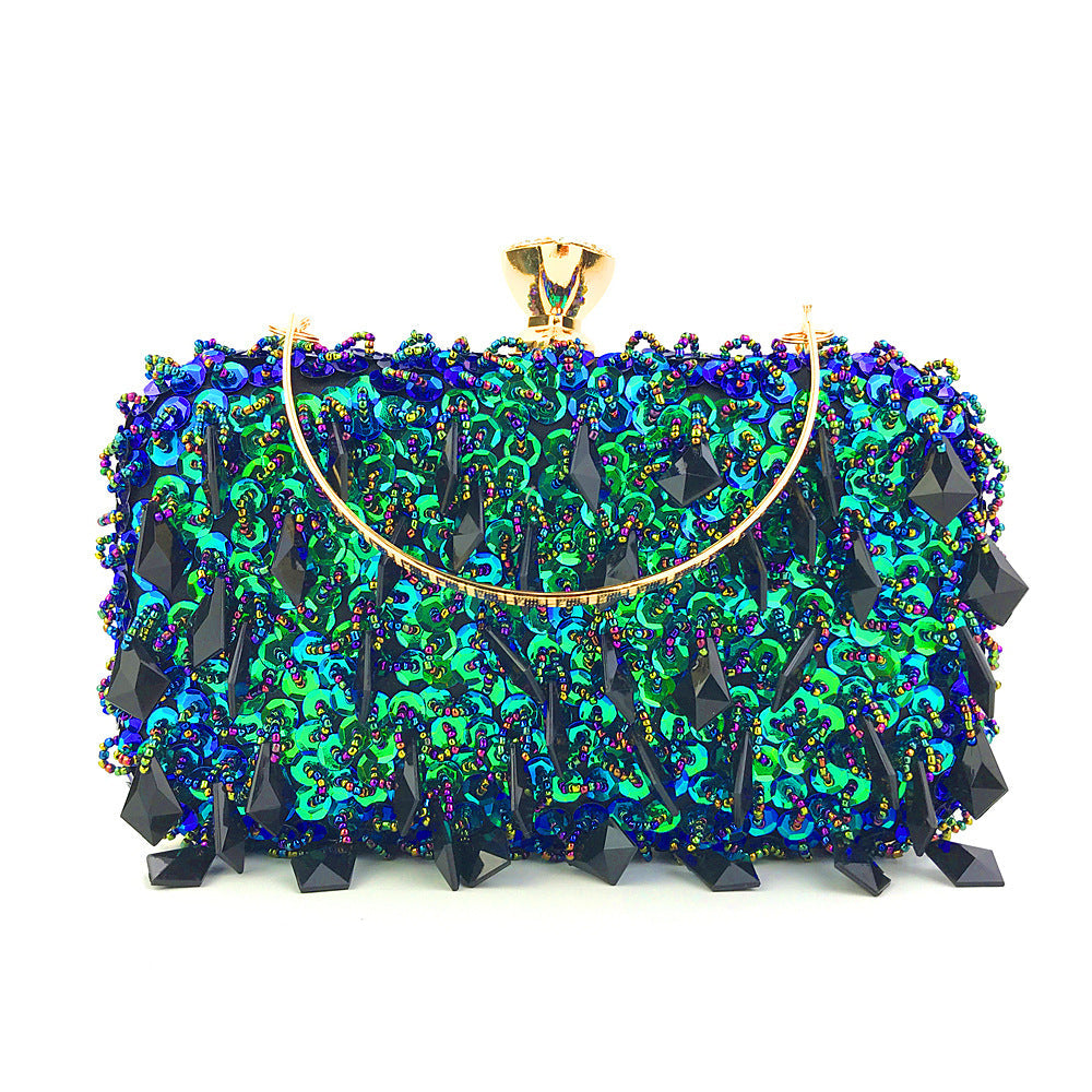 Imitation Diamond Sequins Hand Clutch Bags