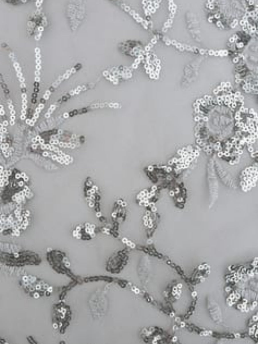 A-Line/Princess Scoop Plus Size Mother of the Bride Dresses Lace Sequins 3/4 Sleeves Floor Length
