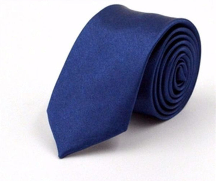 Men's Business Polyester Solid Colour Tie