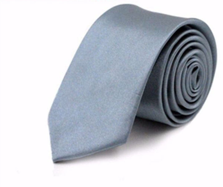 Men's Business Polyester Solid Colour Tie