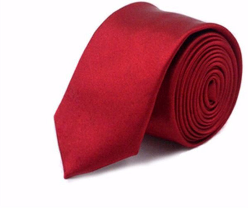 Men's Business Polyester Solid Colour Tie